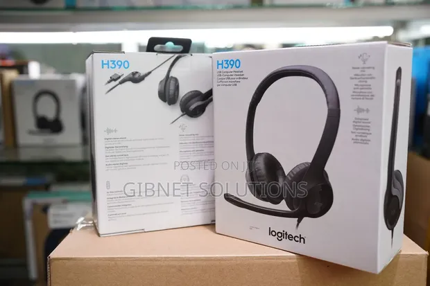 Logitech H390 USB Headphones - 1
