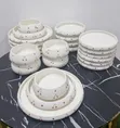 24pc Premium Cherry Ceramic Dinner Set - 2