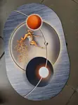 3D Oval Mat - Brand New - 5
