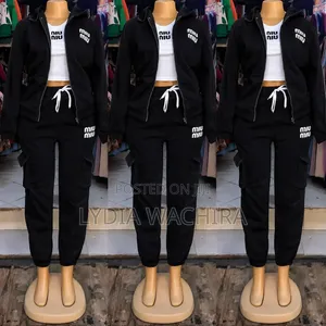 Adidas Women's Black Cotton Hoodie - Brand New