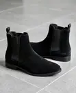 Men's Aldo Black Suede Chelsea Boots (Sizes 39-45) - 2