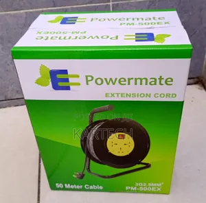 Powermate 50m 3G 2.5mm² Heavy-Duty Extension Cable Reel