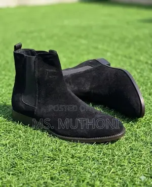 ALDO Suede Chelsea Boots - Black