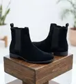 ALDO Suede Chelsea Boots - Black - 4