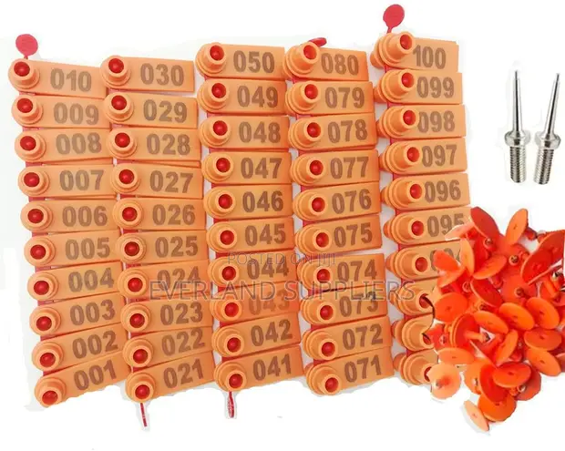 Goat Ear Tags - 100 Pack - 1