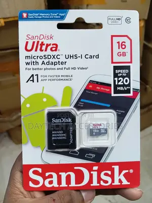 SanDisk Ultra 16GB microSDHC UHS-I Memory Card na Adapter