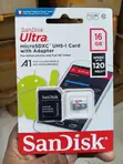 SanDisk Ultra 16GB microSDHC UHS-I Memory Card na Adapter - 2