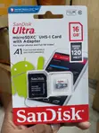 SanDisk Ultra 16GB microSDHC UHS-I Memory Card na Adapter - 4