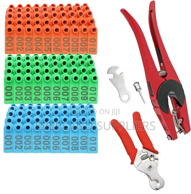 Goat Ear Tags - Sequence 1-100 - 1