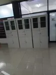 Kabati la Ofisi la Chuma Nyeupe na Droo - 2