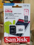 SanDisk 16GB Ultra UHS-I microSDHC Memory Card with Adapter - 4