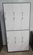 White Steel Office Cabinet with Drawers - 2