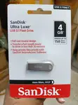 SanDisk Ultra Luxe USB 3.1 Flash Drive 4GB - Silver - 2