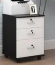 3-Drawer Stationary Pedestal Cabinet - 1
