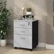 3-Drawer Stationary Pedestal Cabinet - 5