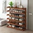 6 Layer Bamboo Shoe Rack (100x23x82cm) - 3