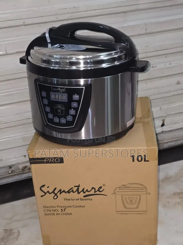 Signature Pressure Cooker ya Umeme 10L - 1