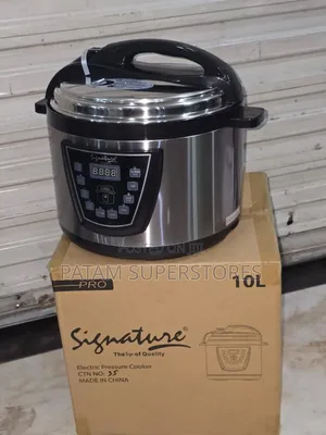 Signature Pressure Cooker ya Umeme 10L