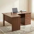 Curved Corner Office Desk 140cm - 1