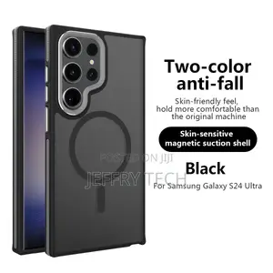 Kifaa cha Samsung Galaxy S24 Ultra cha Sumaku cha Uwazi cha Matte