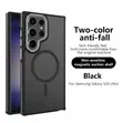 Samsung Galaxy S24 Ultra Magnetic Transparent Matte Case - 1