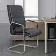 Office Chair - Black Sled Base Visitor Chair - 2