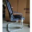 Office Chair - Black Sled Base Visitor Chair - 5
