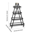 4-Layer Multifunctional Metallic Rack - 4