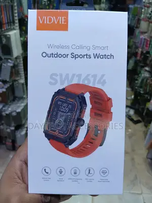 Vidvie SW1614 Smart Watch ya Michezo ya Nje na Simu za Wireless - Rangi ya Chungwa