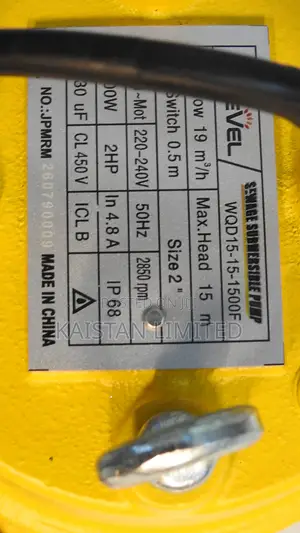 Freevel 2HP 1500W Sewage Submersible Water Pump - 2 Inch