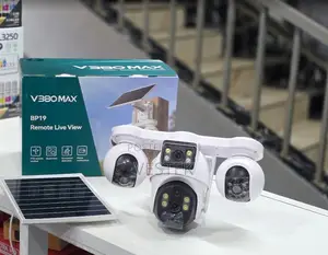 V380 MAX BP19 4-Lens Solar PTZ Security Camera