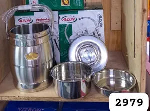 Hand Pan Lunch Box 3.2L with Soup Layer