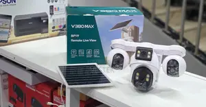 Kamera ya Usalama ya Solar V380 MAX BP19 - PTZ lenzi Nne