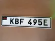 Customized Modern Number Plate - 2