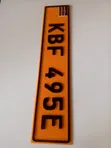 Customized Modern Number Plate - 3