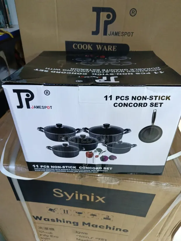 JP Jamespot 11-Piece Non-Stick Concord Cookware Set - 1