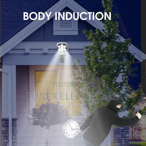 Remote Control Solar LED Wall Lamp with Light & Motion Sensor - 1