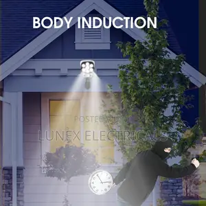 Remote Control Solar LED Wall Lamp with Light & Motion Sensor