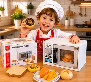 11pcs Kids Microwave Pretend Play Set