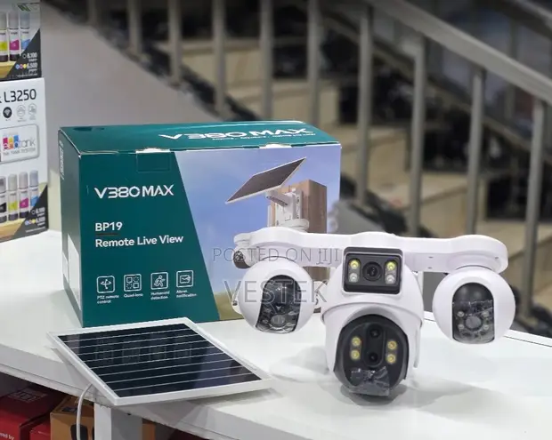 V380 MAX BP19 Outdoor Solar PTZ Camera - 1