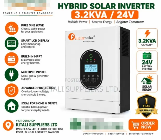 Felicity Hybrid Inverter 3.2KVA - 1
