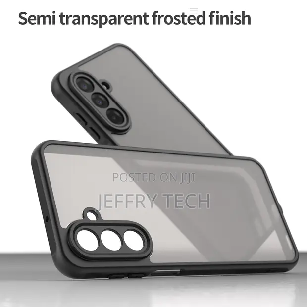 Shockproof Phone Case for Samsung A17 - Frosted Hard Back - 1
