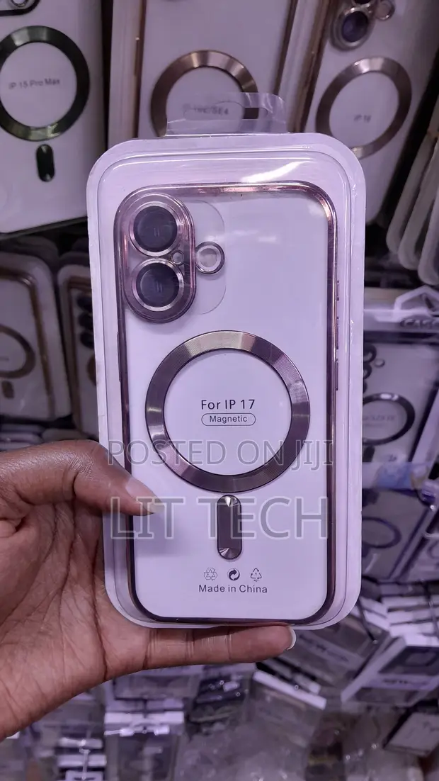 Sleek Rose Gold Edge Case for iPhone 17 - 1