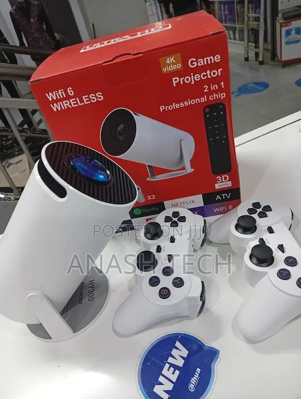 HY300 Wifi Smart Android Projector - 1