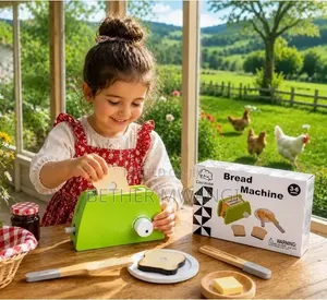 Wooden Bread Machine Pretend Play Set