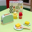 Wooden Bread Machine Pretend Play Set - 3