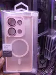 Pink Translucent MagSafe Case ya Xiaomi Redmi Note 14 Pro 4G - 2