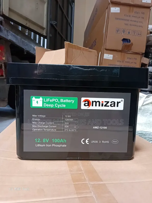 Amizar 100Ah Lithium Battery 12V - 1