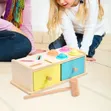 Montessori Object Permanence Box & Ball Drop Set - 4