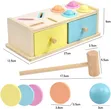 Montessori Object Permanence Box & Ball Drop Set - 5